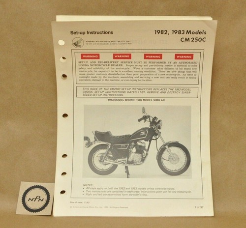 Vtg 1982 1983 honda - vtg, c