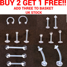 3 Pack Stud Clear Retainer