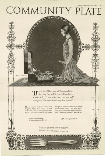 1923 oneida community plate - 1923,