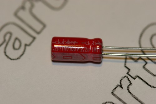 2uf 100v capacitor radial - 5x,