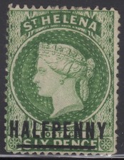 St Helena 1885 “HALFPENNY”
