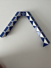 Rubix snake toy blue white - rubix,
