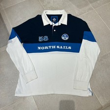 Vintage North Sails Rugby Polo