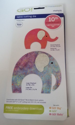 Bnip accuquilt elephants - accuquilt,