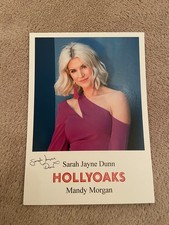 SARAH JAYNE DUNN     (HOLLYOAKS) PRESIGNED CAST CARD