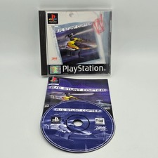 R/C Stunt Copter (PS1 PlayStation) Black Label – Complete – Tested Working – VGC