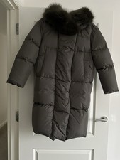 Mango XS Khaki Puffer Coat