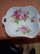American Beauty Royal Albert Square Pin  Dish. VGC