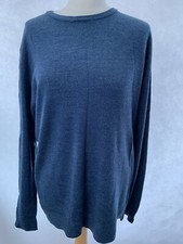 Mens Blue Cedarwood State XL Crew Neck Knit Jumper
