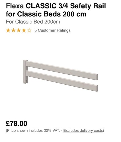 Flexa safety rail washed - flexa,