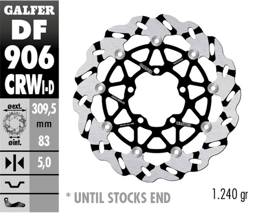 Galfer front brake disc - front,