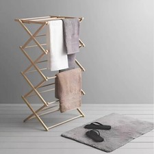 Tier bamboo wooden folding - wooden,