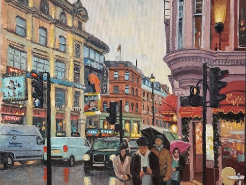 Shaftesbury avenue london - shaftesbury, avenue,