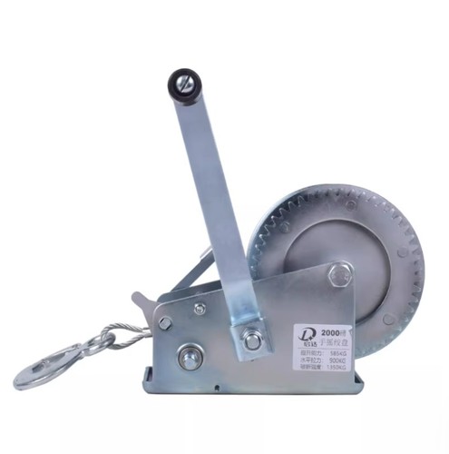 Self locking hand crank manual - hand-crank,