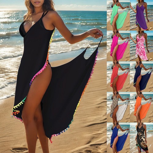 Ladies bikini cover fringed - cover,