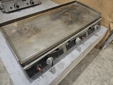 Infermus 100cm LPG 3 Burner Grill Steel Hotplate Griddle Catering rrp £600+