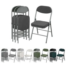 HOMCOM Fabric Padded Folding