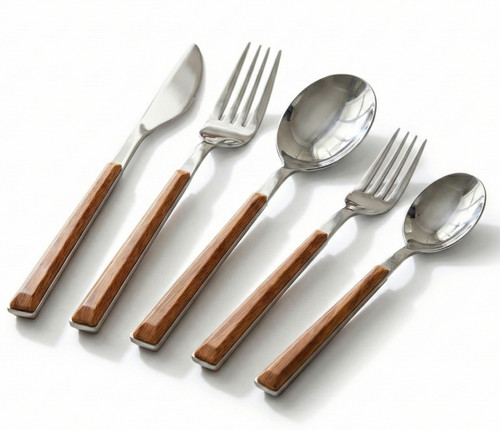 20pc stainless steel cutlery - steel,