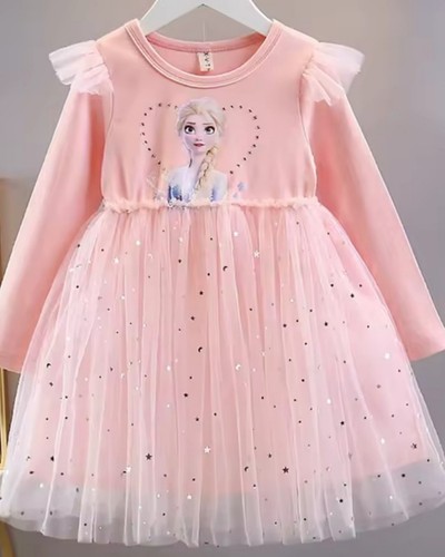 Frozen elsa girls pink party - frozen,
