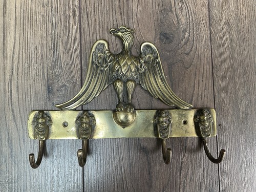 Vintage solid brass eagle - vintage,