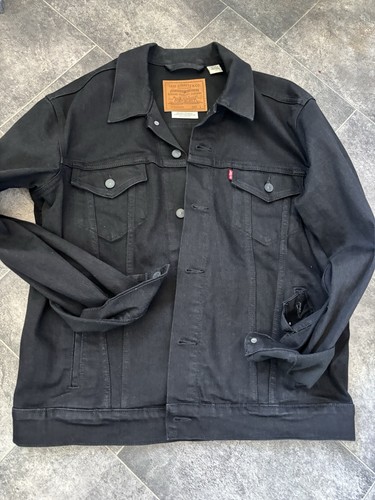 Levi men black denim - men’s,