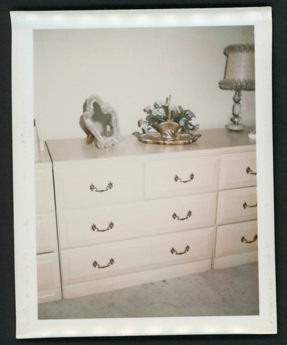 White dresser chintzy bedroom - dresser,