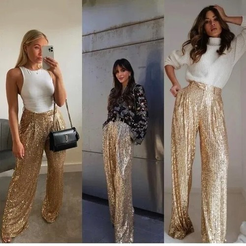 Zara golden sequinned - zara,