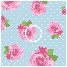 Set of 2 Blue Shabby Chic Pink