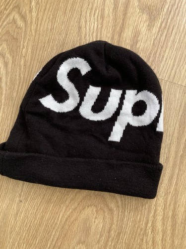 Supreme big logo - supreme, beanie