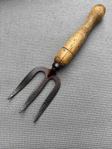 Antique gardeners hand fork - antique,