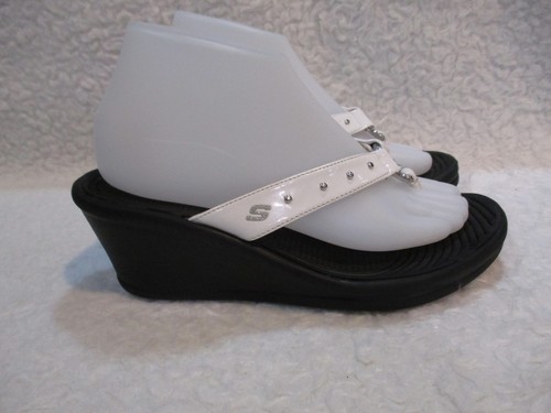Women skechers white flip - white,,