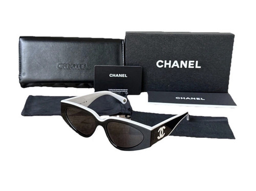 Chanel women black - chanel, white