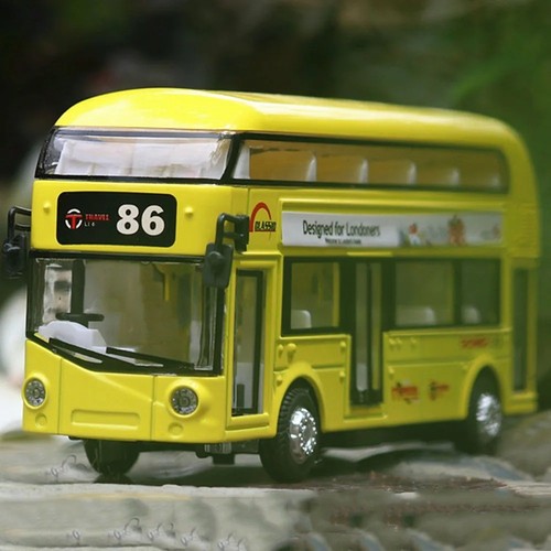 Diecast double decker - 1:36,