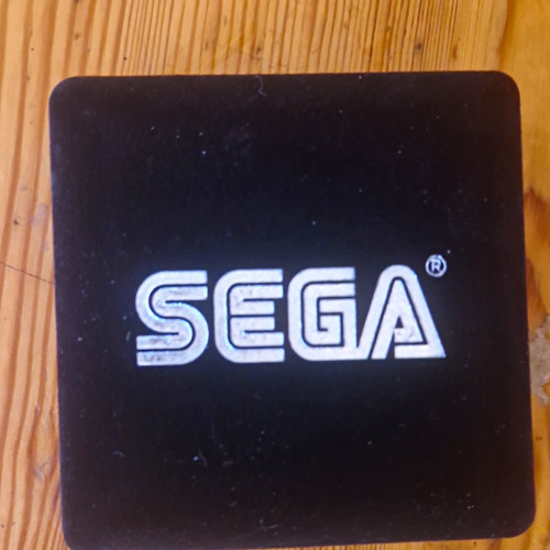 Sega embossed silver - sega, metal