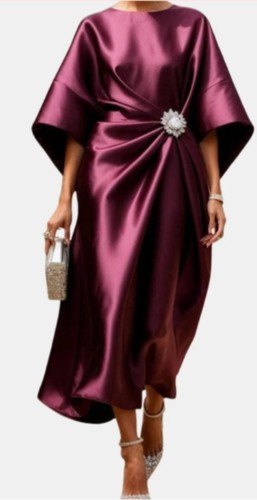 Modesia satin midi - modesia,