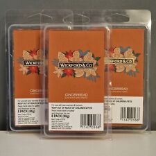 NEW IN - 3 Packs of 8 Festive Wickford & Co Gingerbread Wax Melts