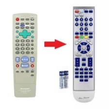 Replacement Dedicated Remote Control For Sharp DVD/VCR NB203ED DV-RW360 Recorder