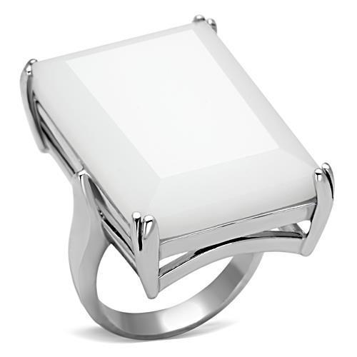 Ladies white ring sterling