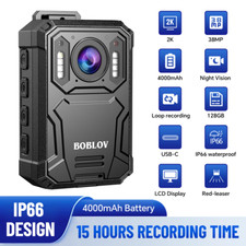 BOBLOV KJ23PRO 2K Body Camera