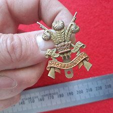 WW2 3rd Carabiniers Prince of Wales's Dragoon Guards Regiment Cap Badge British