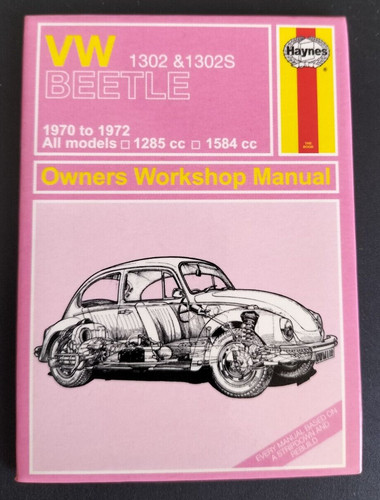Haynes manual beetle magnet - vw,