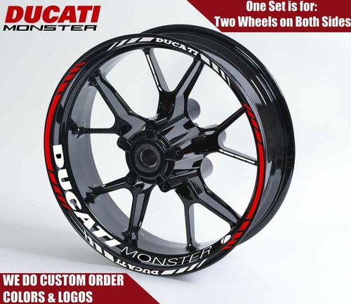 Ducati monster wheel decals - ducati,