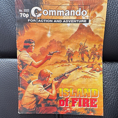 Commando comic book island - comic,