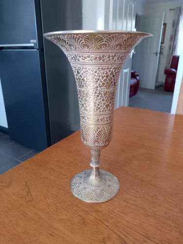 Brass vase 21cm - (?), vase.