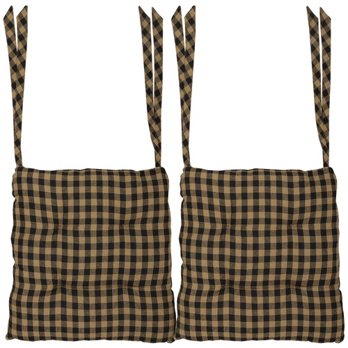 Black check raven - black,