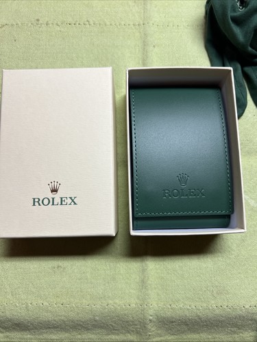 Authentic rolex green leather - green,