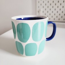 Habitat Mix It Up Mug Blue Inside Immaculate Rare Discontinued