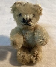 Vintage Schuco Post War Blonde Mohair Jointed Miniature Teddy Bear