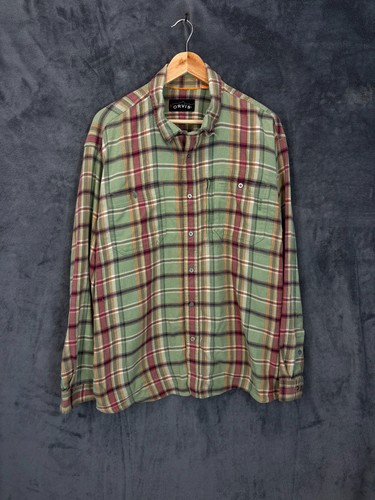 Orvis shirt men green - shirt,