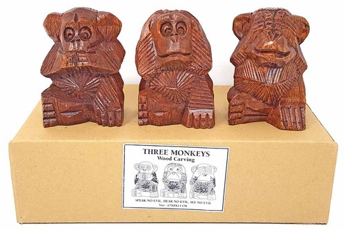 Wooden figure three wise - figure,
